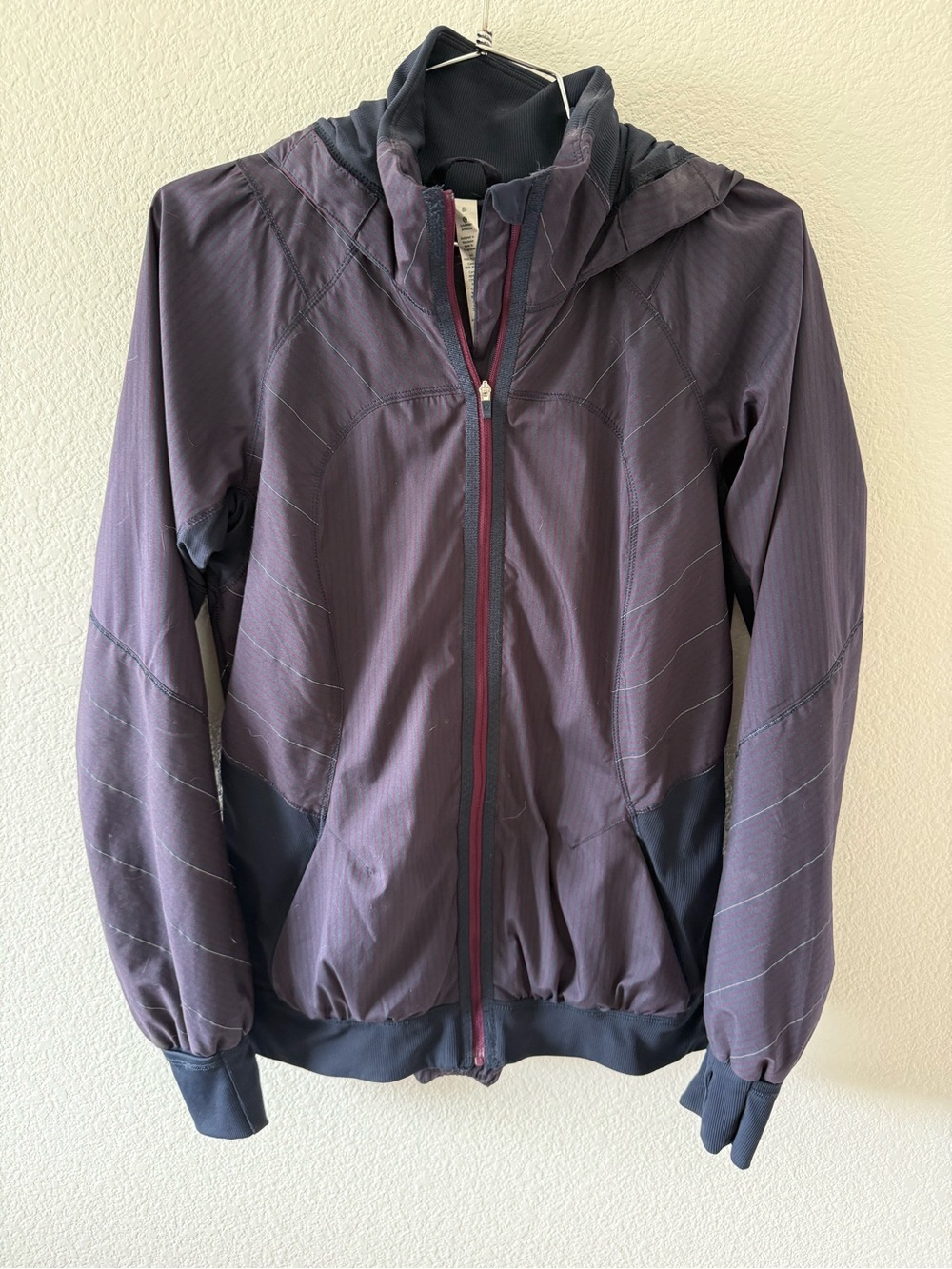lululemon athletica Plum Purple Hooded Zip Jacket